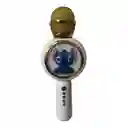 Microfono Karaoke Speaker Portatil Bluetooth Azul Para Niños