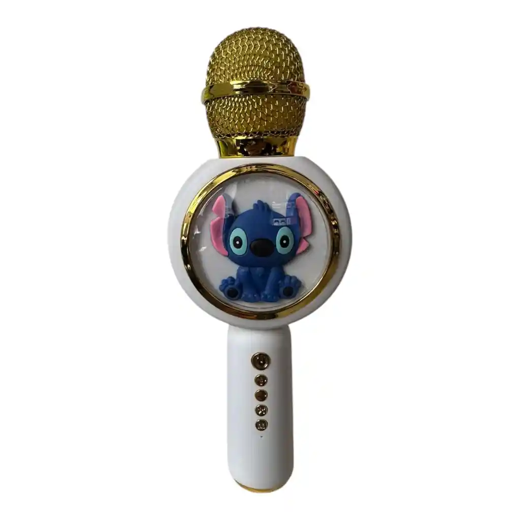 Microfono Karaoke Speaker Portatil Bluetooth Azul Para Niños