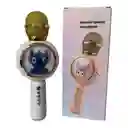 Microfono Karaoke Speaker Portatil Bluetooth Azul Para Niños