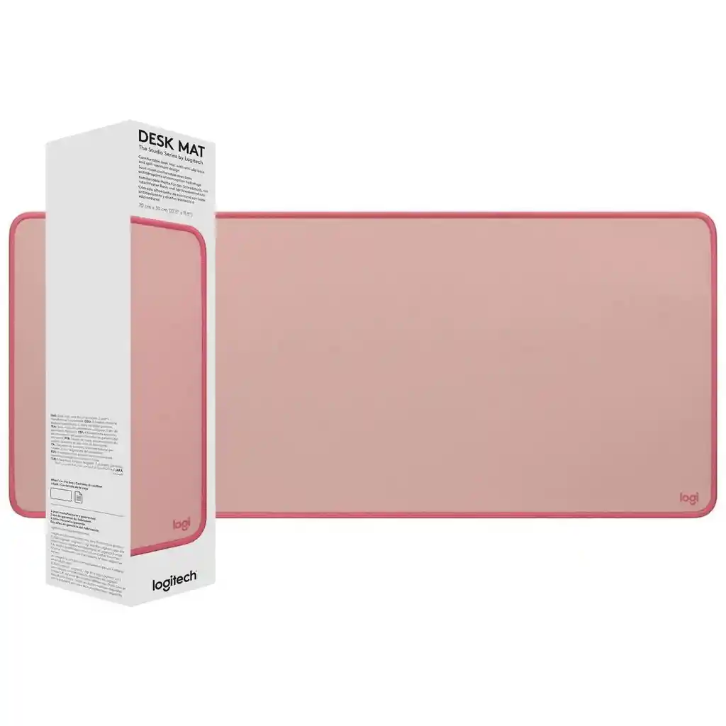 Pad Mouse Extra Largo Logitech Desk Mat Studio Rosa