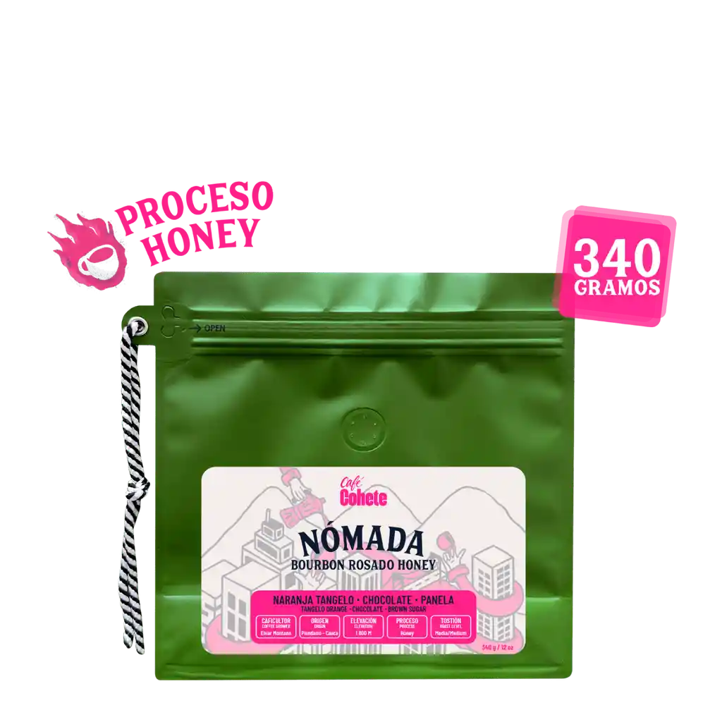 Café Especial Edición Bourbon Rosado Honey 340 G (molido)