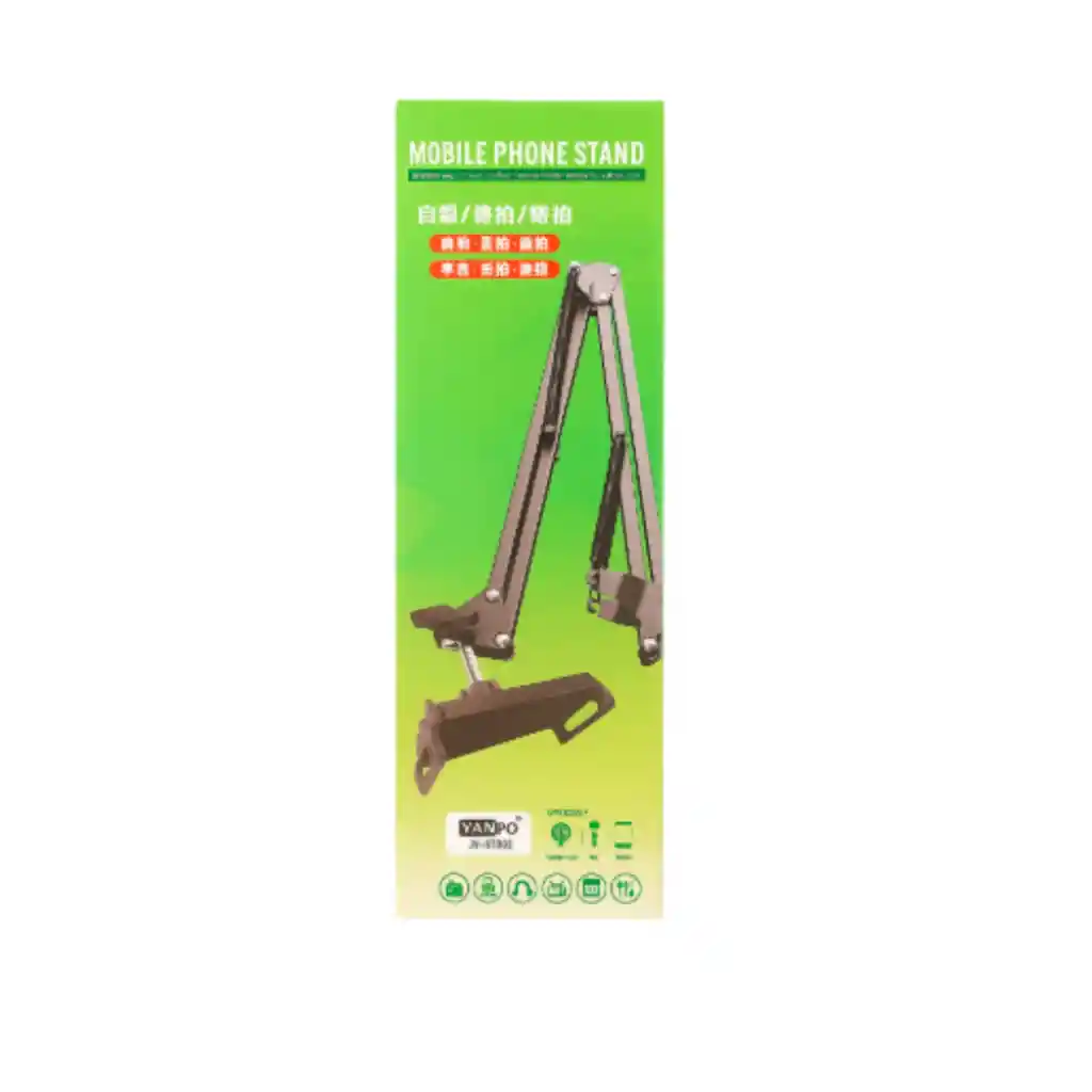 Brazo Soporte Para Microfono Multifuncional | Flexible Negro