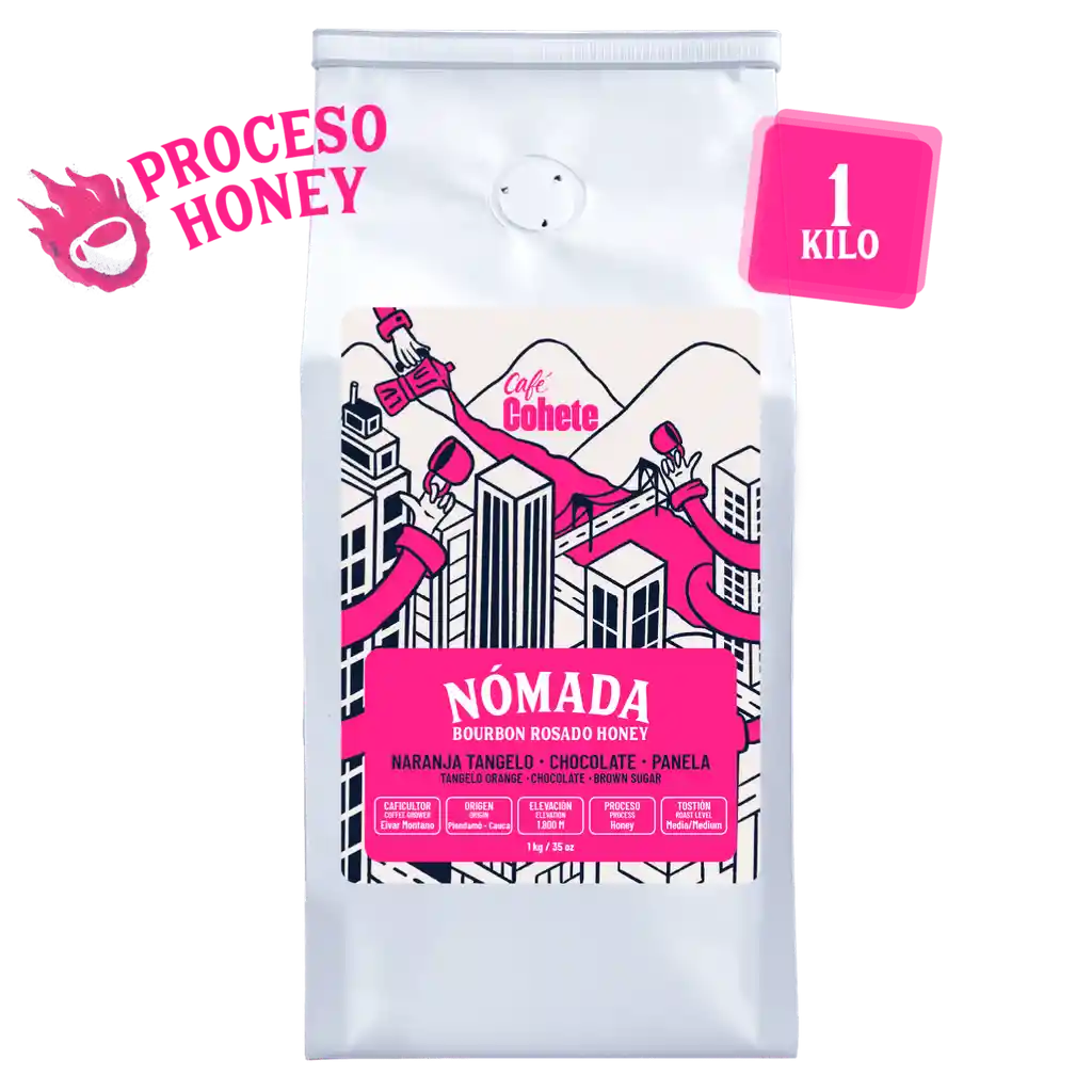 Café Especial Edición Bourbon Rosado Honey 1 Kg (molido)