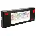 Teclado Gamer Redragon K512w Shiva Rgb Español Blanco