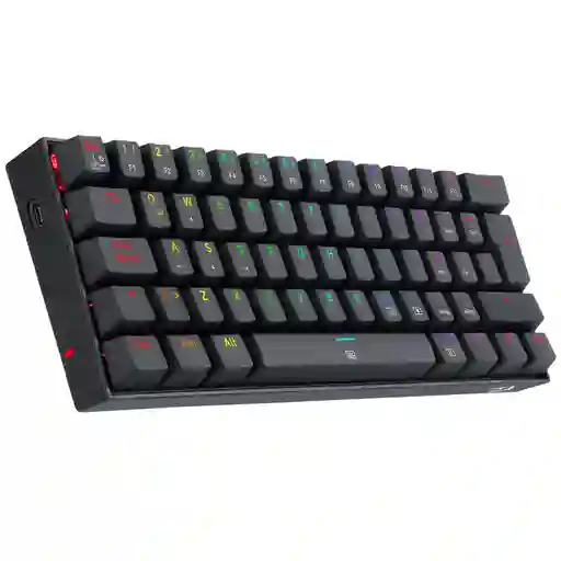 Teclado Mecánico 60% Redragon K630 Dragonborn Rgb Español Negro