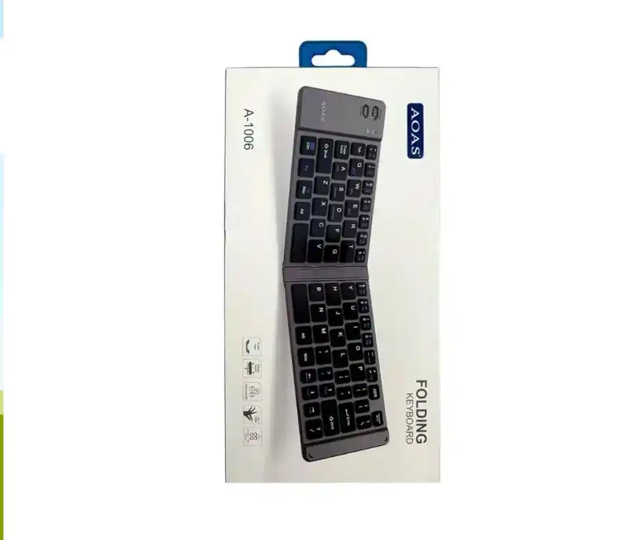 Mini Teclado Inalambrico Plegable Portatil Bluetooth.