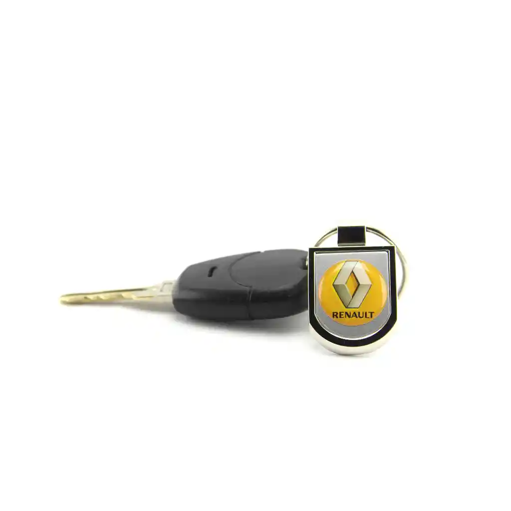 Llavero Pequeño, Carro Renault, Amarillo