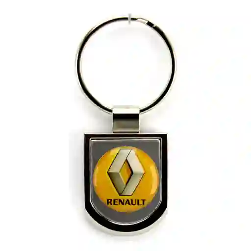 Llavero Pequeño, Carro Renault, Amarillo