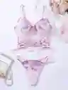 Conjunto Bordado Floral Talla M R110