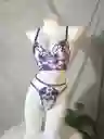 Conjunto Bordado Floral Talla M