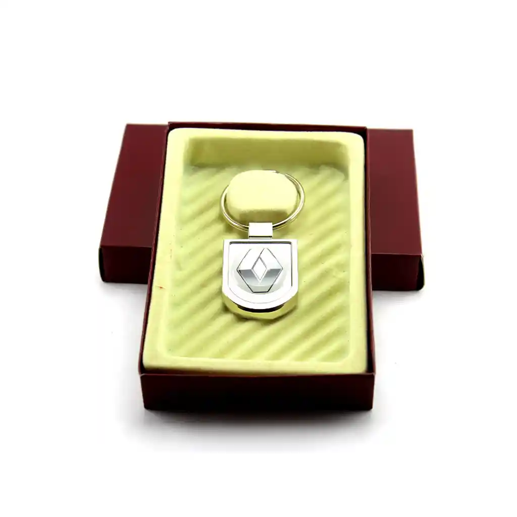 Llavero Pequeño, Carro Renault, Gris
