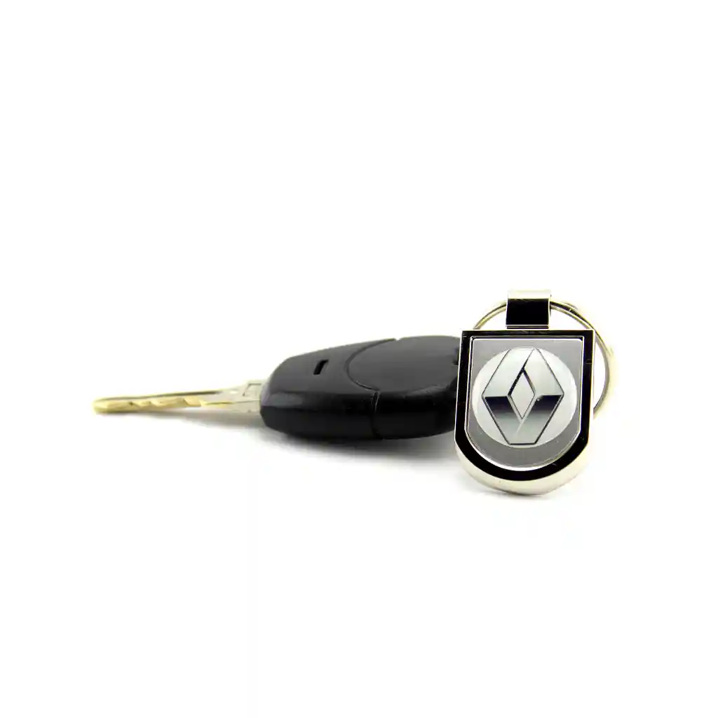Llavero Pequeño, Carro Renault, Gris