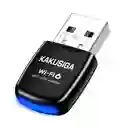 Adaptador Receptor Usb Wifi 6 2.4 300mbps Kakusiga Ksc-1424