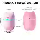 Mini Humidificador Forma De Gato 250ml Rosado + 1 Esencia Hidrosoluble