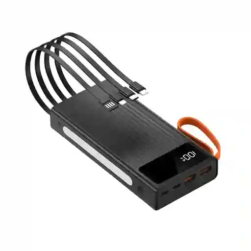 Powerbank Bateria Portatil 22000 Mah Carga Rapida | Powerful Negro
