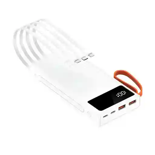 Powerbank Bateria Portatil 22000 Mah Carga Rapida | Powerful Blanco
