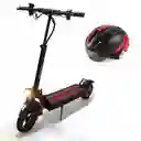 Patineta Scooter Eléctrica Inteligente Vel 40 Km/h Con Casco