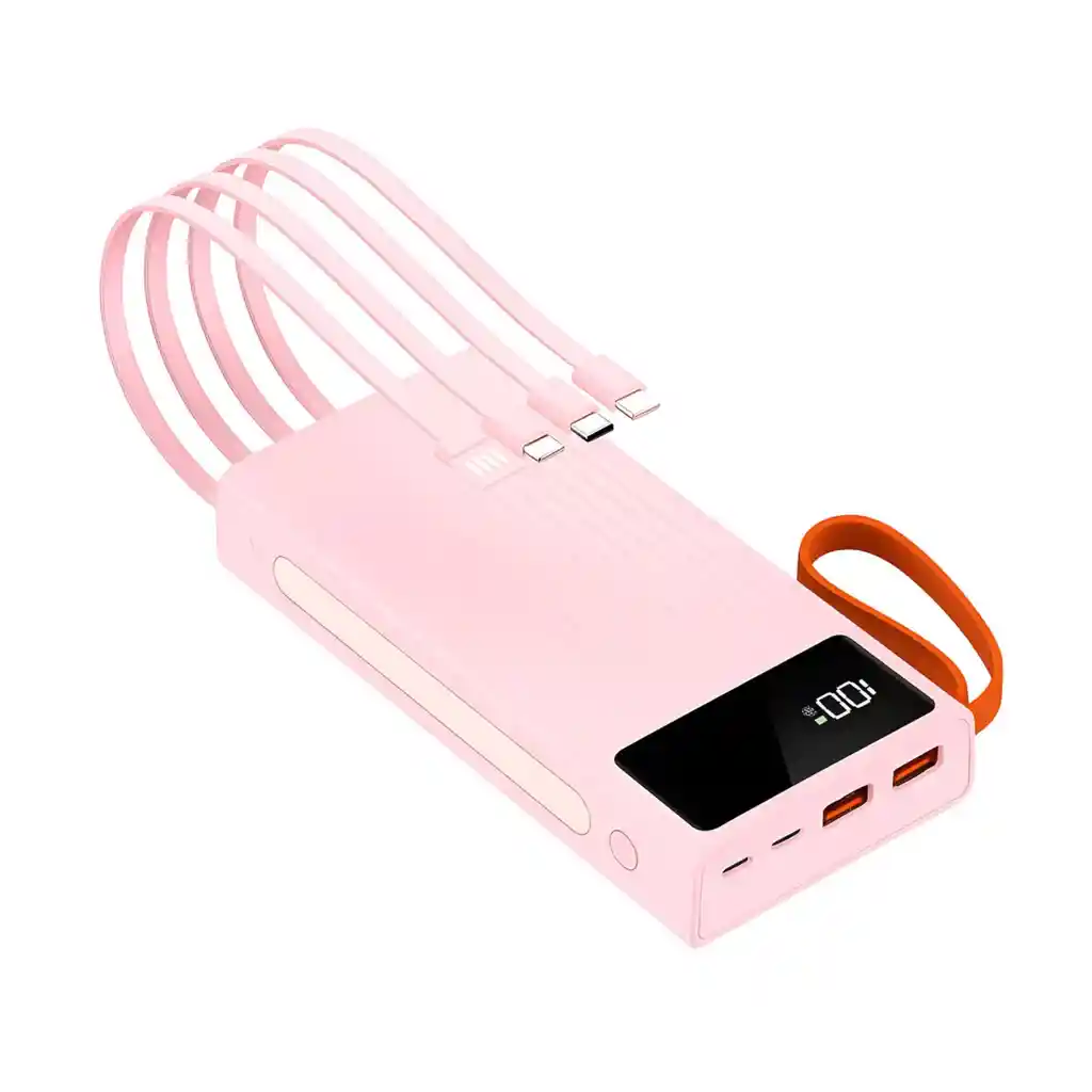 Powerbank Bateria Portatil 22000 Mah Carga Rapida | Powerful Rosa