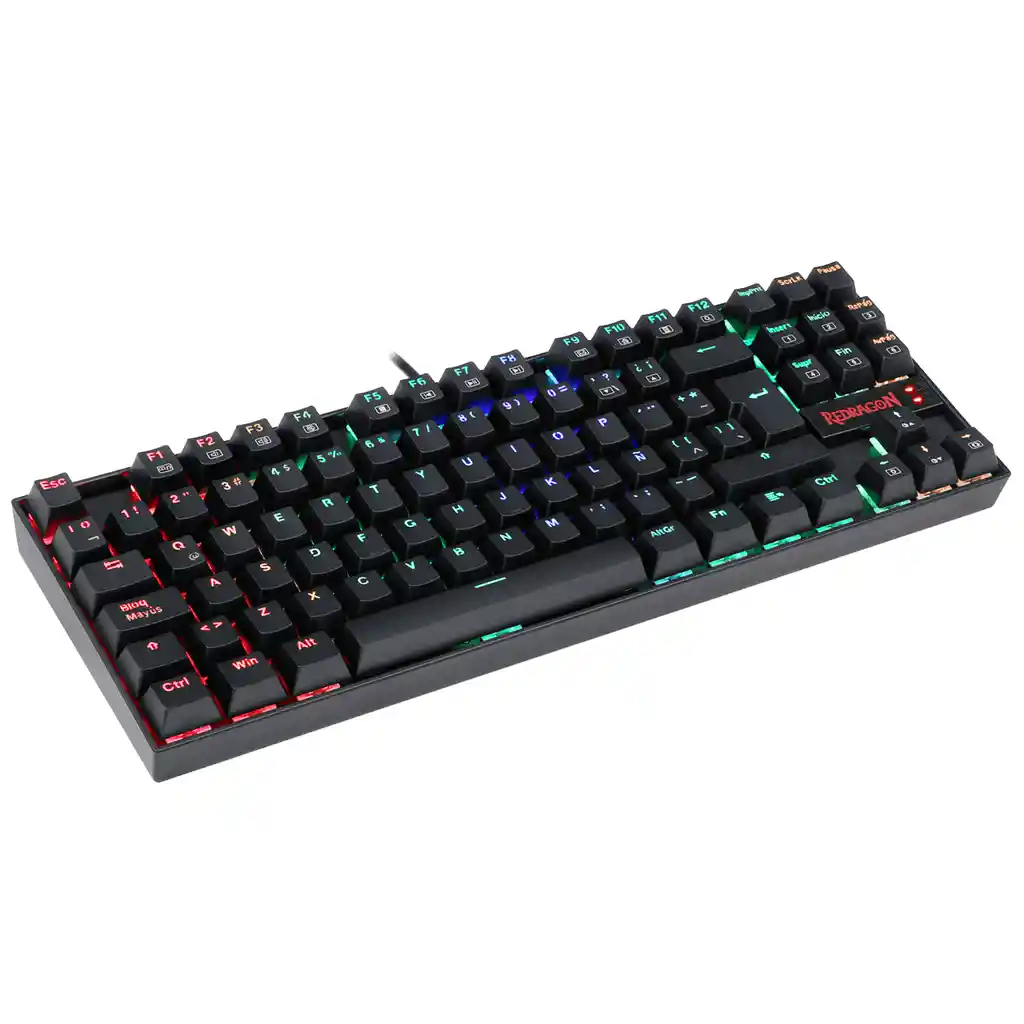 Teclado Mecánico 75% Redragon K552 Kr Kumara Español Negro