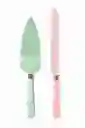 Set Espátula Cuchillo Para Tortas Y Postres Repostería