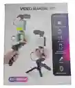 Estabilizador Ay-49 Celular Kit Grabación Trípode Micrófono Rgb