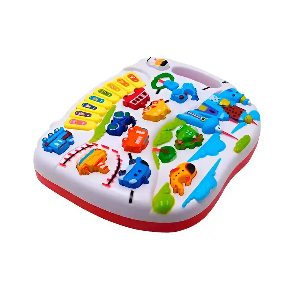 Piano Vehiculos Ciudad Juguete Niños Interactivo + Baterias