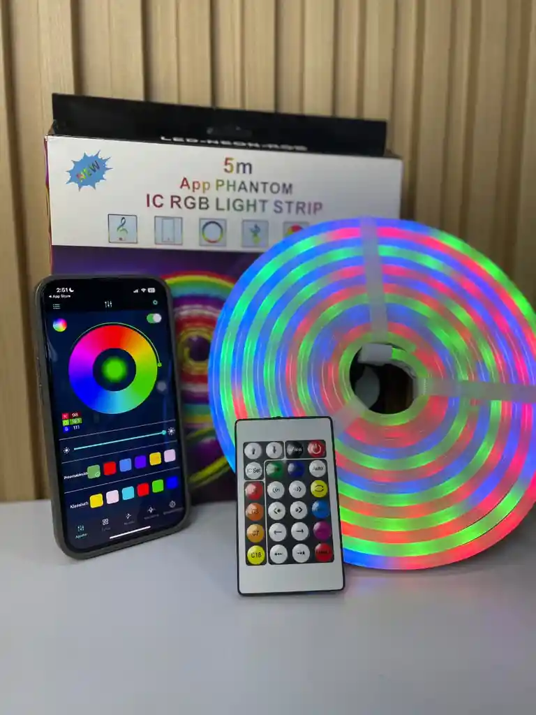 Luz Rgb De Neon 5mts