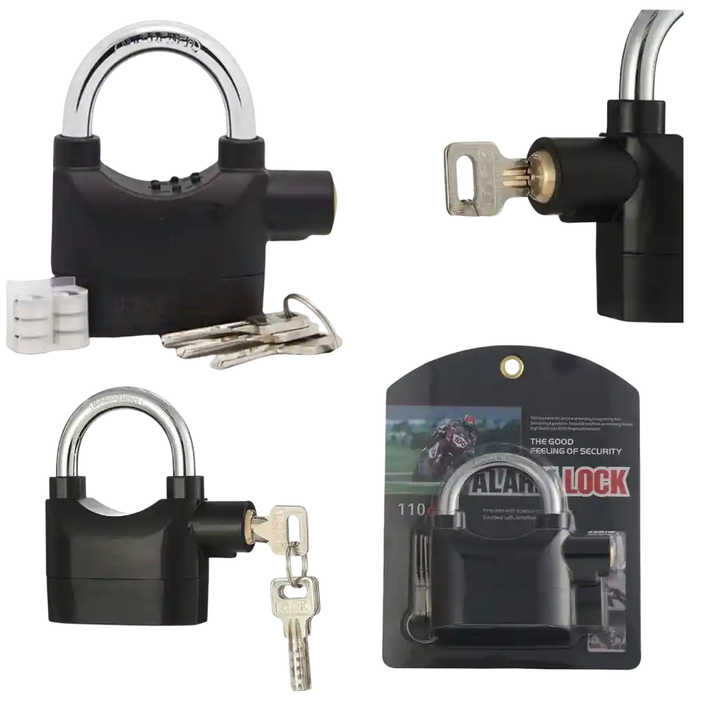 Candado Con Alarma Multifuncional