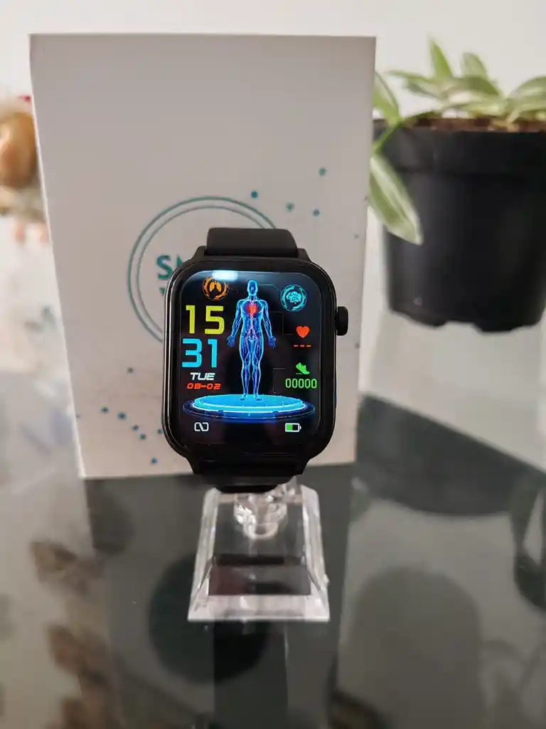 Smartwatch Deportivo Con Medición De Glucosa En Sangre – Pantalla Hd Y Monitor De Salud