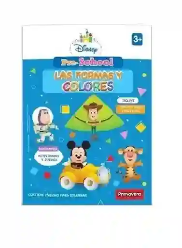 Libro De Actividades Pre-school Las Formas Y Colores Primavera