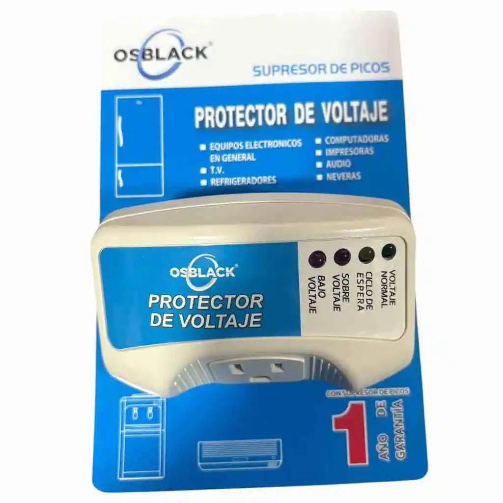 Protector De Voltaje Para Electrodomésticos/ 120v