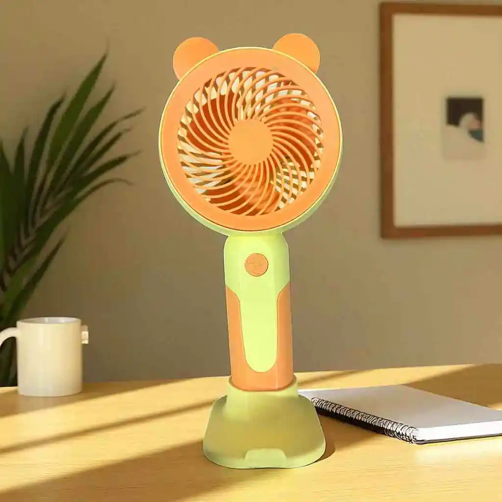 Mini Ventilador Portátil De Mano Recargable Usb Escritorio