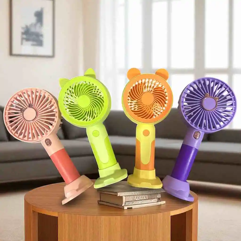 Mini Ventilador Portátil De Mano Recargable Usb Escritorio