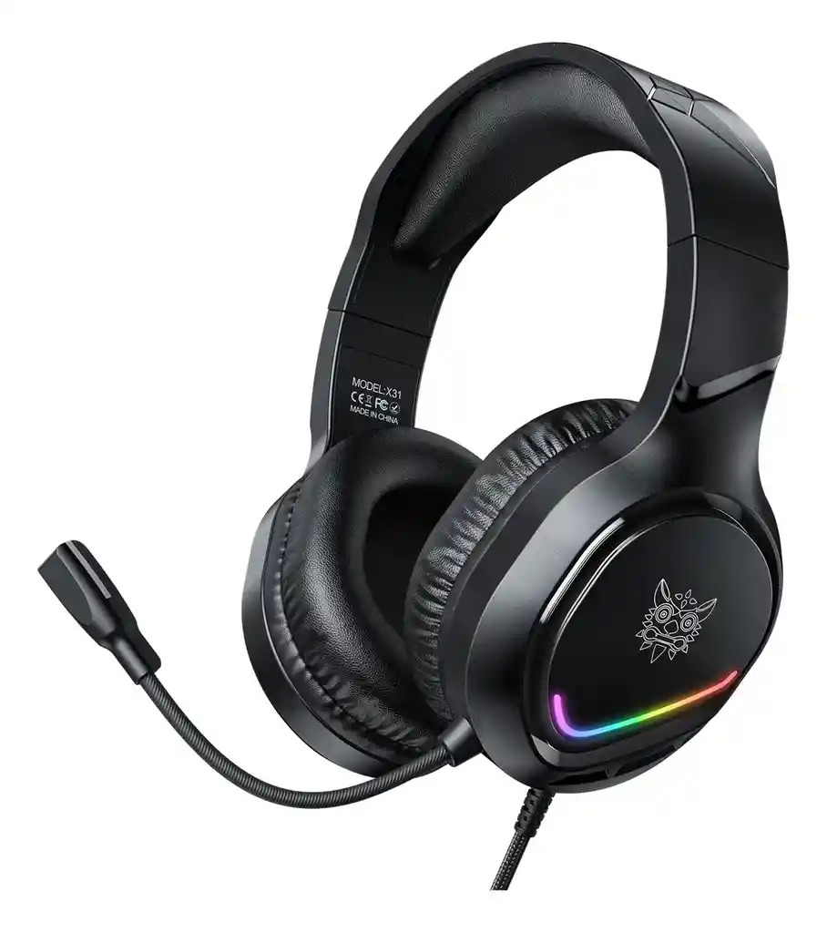 Audifonos Diadema Gamer Onikuma X31 Rgb Retroiluminada