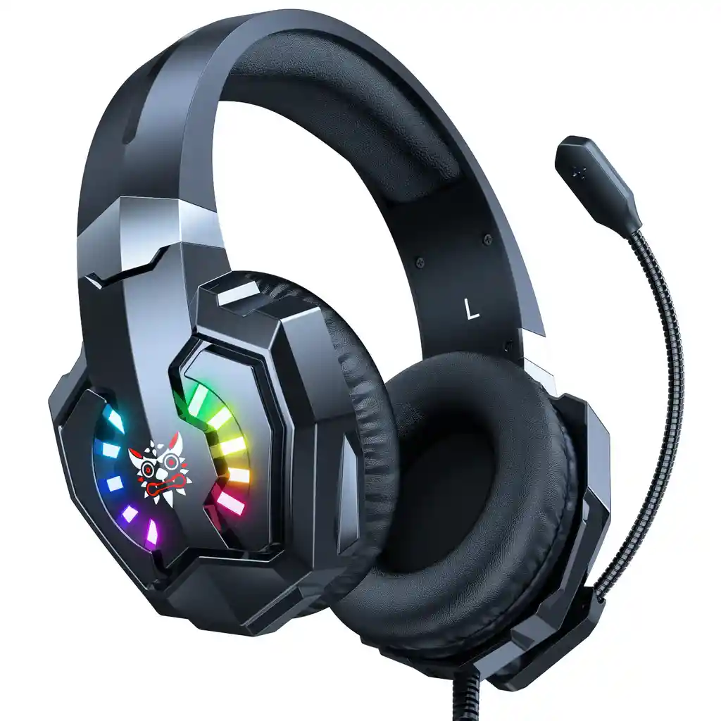 Audifonos Diadema Gamer Onikuma X32 Profesional Rgb Retroiluminada