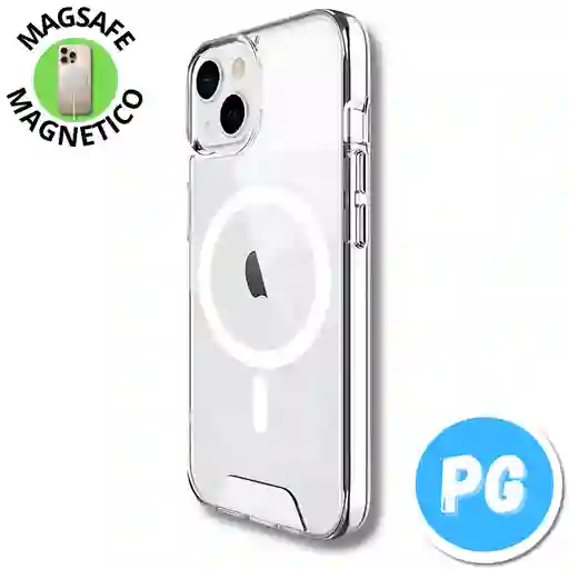 Estuche Space Magsafe Para Iphone 13 Transparente (magnetico)