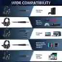 Audifonos Diadema Gamer Onikuma K8 Estéreo Luces Led