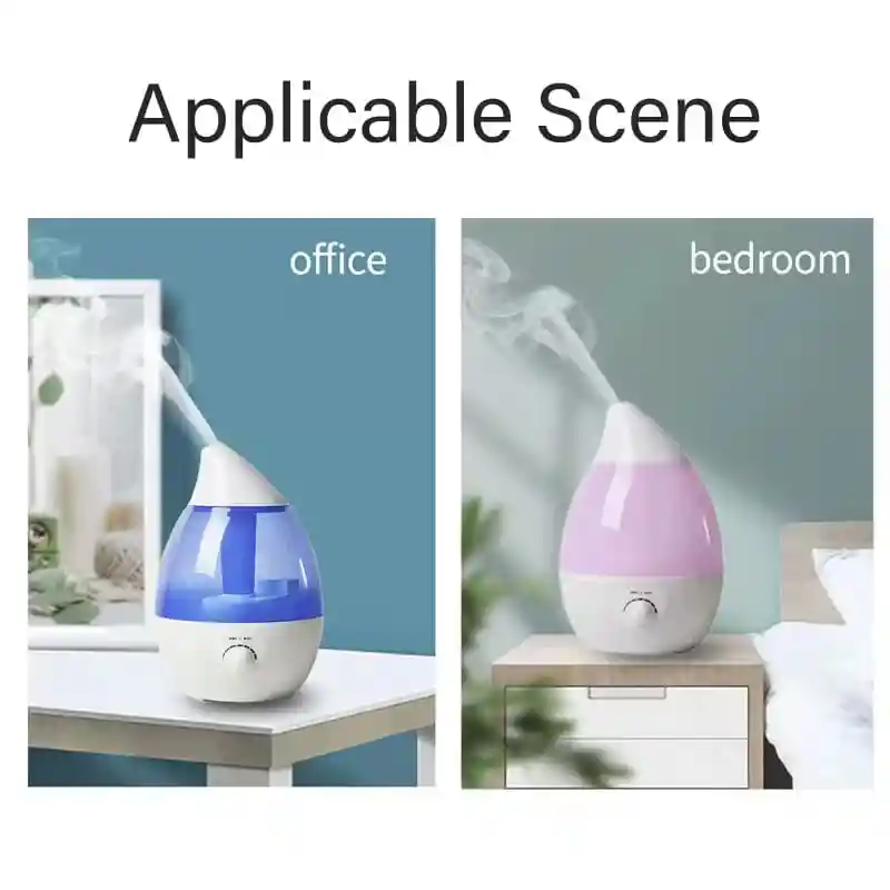 Humidificador Grande, Ultra Silencioso 3l, Apagado Automático, (azul Agua Marina) + 1 Esencia
