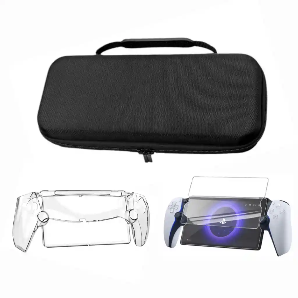 Estuche + Acrilico + Vidrio Compatible Ps Portal