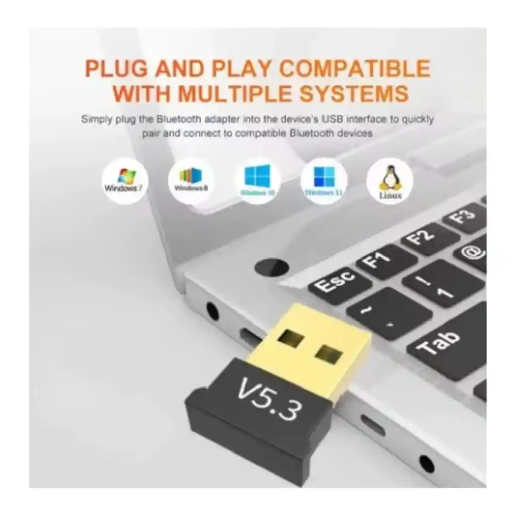 Receptor De Bluetooth En Usb Bt-5.3