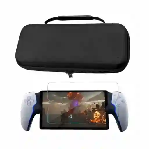 Estuche Rigido + Vidrio Compatible Ps Portal