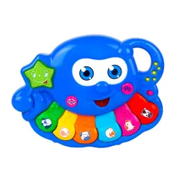 Piano Pulpo Interactivo Luces Notas Juguete + Baterias