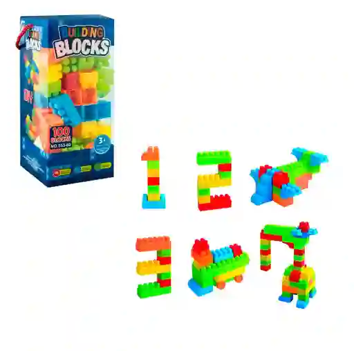 Bloques Armatodo Figura Juguete Didactico 100 Bloques Unisex