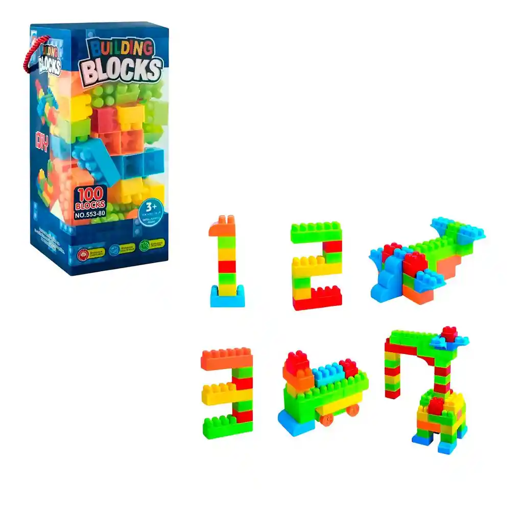 Bloques Armatodo Figura Juguete Didactico 100 Bloques Unisex