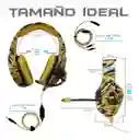 Audifonos Diadema Gamer Onikuma K1b Camouflage Luces Led