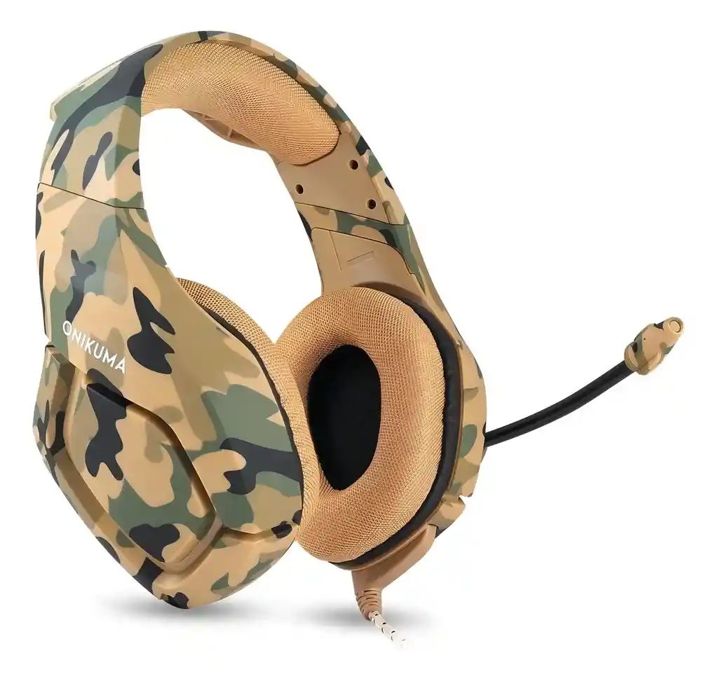 Audifonos Diadema Gamer Onikuma K1b Camouflage Luces Led