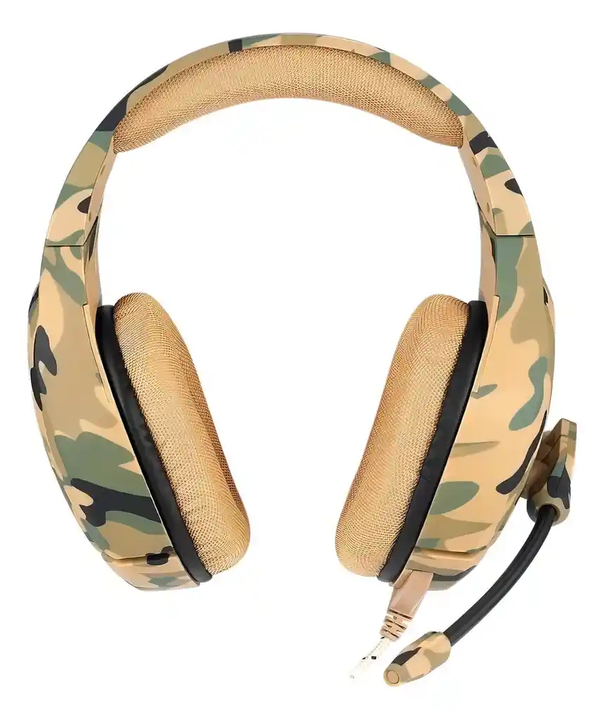 Audifonos Diadema Gamer Onikuma K1b Camouflage Luces Led