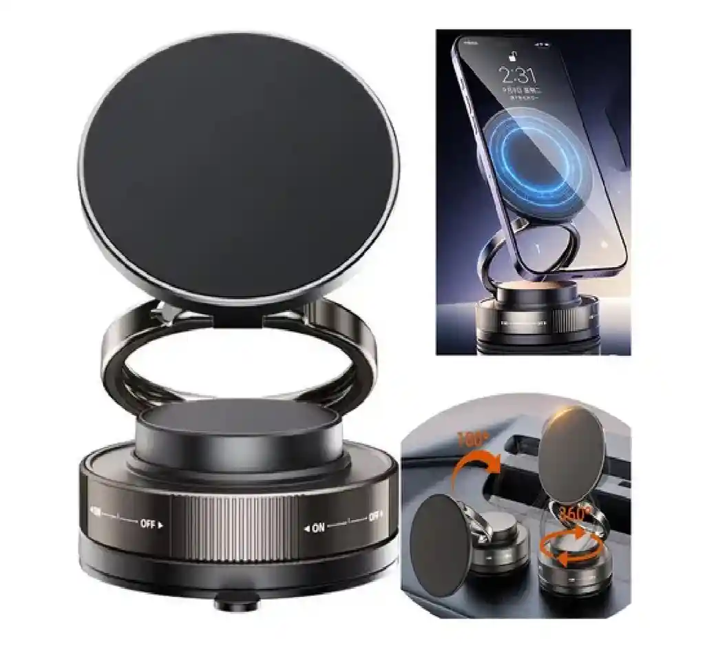 Soporte Magnetico Al Vacio Para Celular