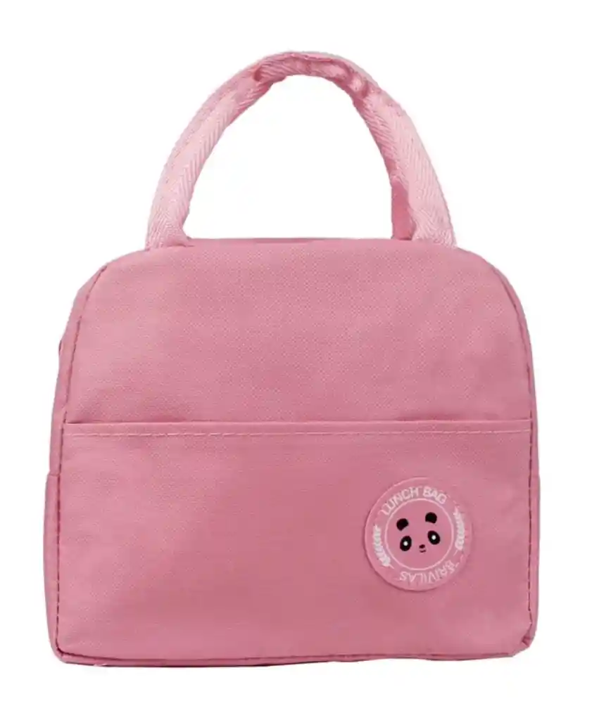 Lonchera Termica Rosa Con Forro En Aluminio