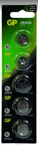 Pila Tipo Moneda Gp1616 Pila De Litio X 5und